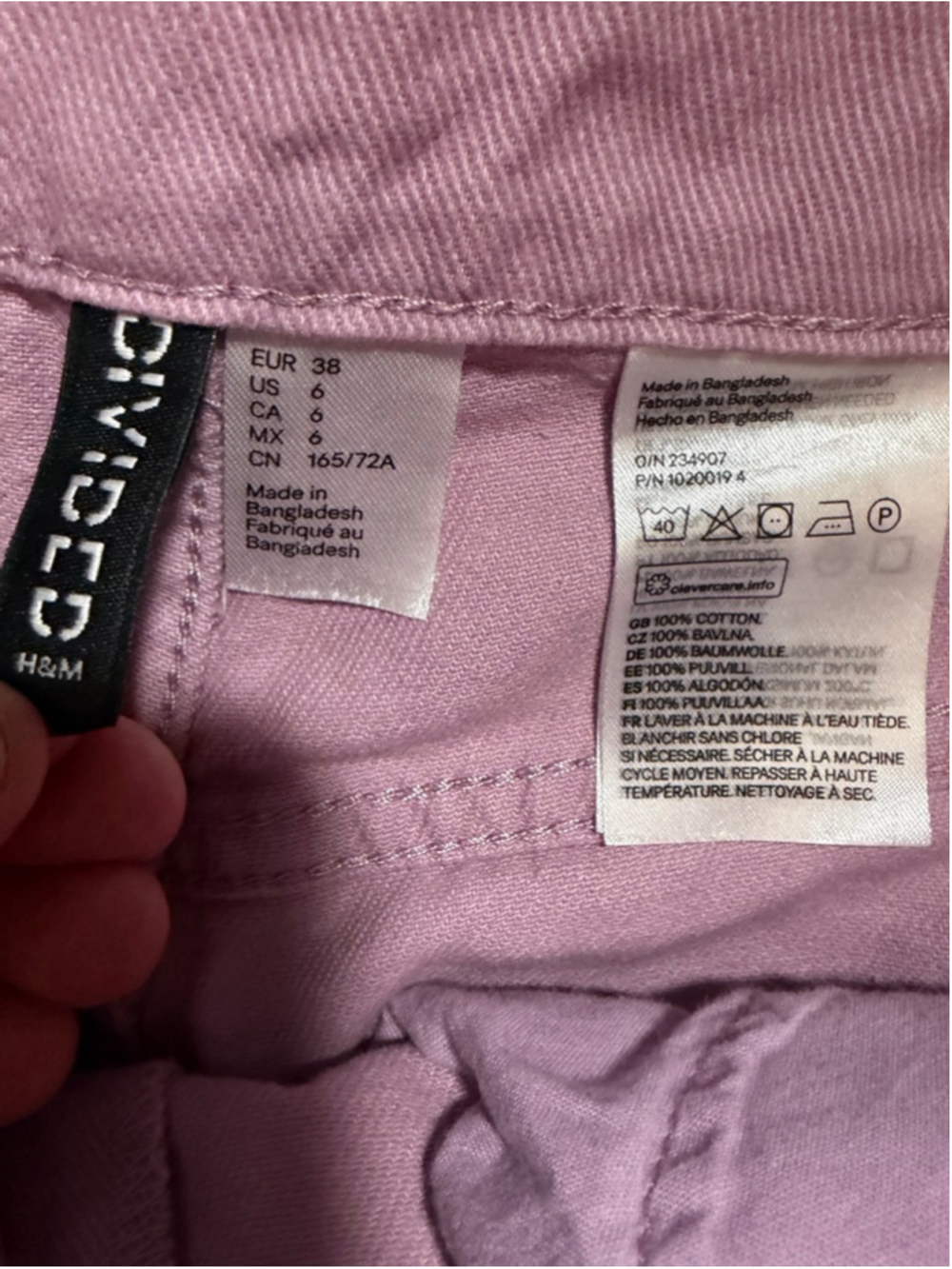 Women's H&M Pink Distressed Straight Leg Jeans Size 6
265 - Picture 6 of 9